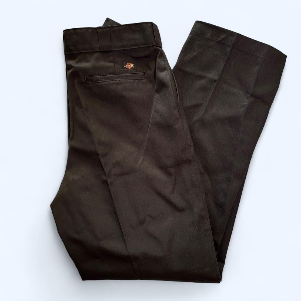 NWT Dickies Brown Workgear Trousers Size 10